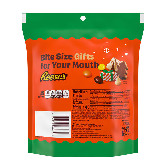 Image of REESE'S Reindeer Mix Assorted, Christmas , Snack Mix Bag, 7 oz Packaging