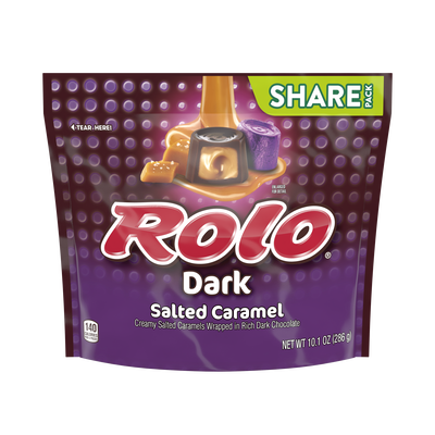 ROLO® Creamy Salted Caramels in Rich Dark Chocolate Candy, 10.1 oz bag