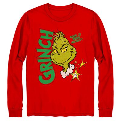 Dr. Seuss™ Grinch Good at Being Naughty Long-Sleeved T-Shirt