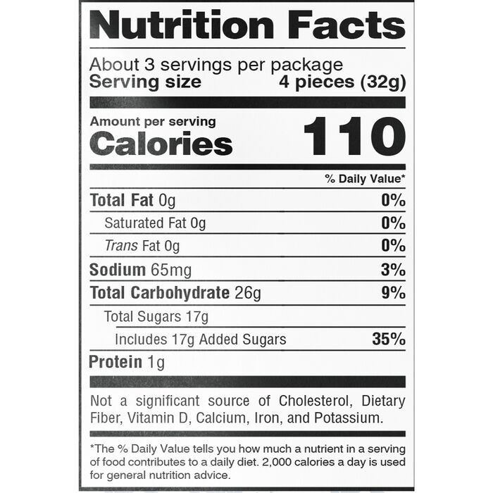 Image of Sour Strips Rainbow Candy Peg Bag, 3.4oz Packaging