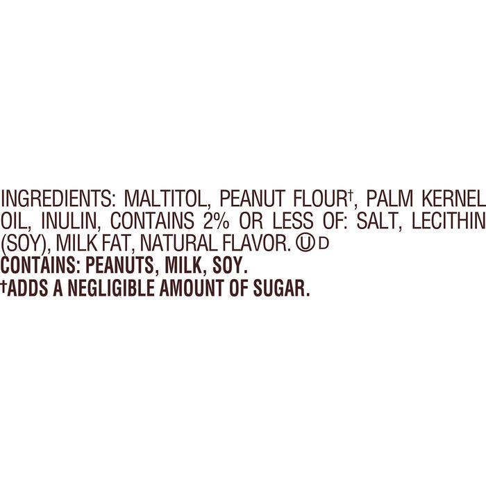 Image of REESE'S Zero Sugar Peanut Butter Baking Chips Bag, 7 oz Packaging