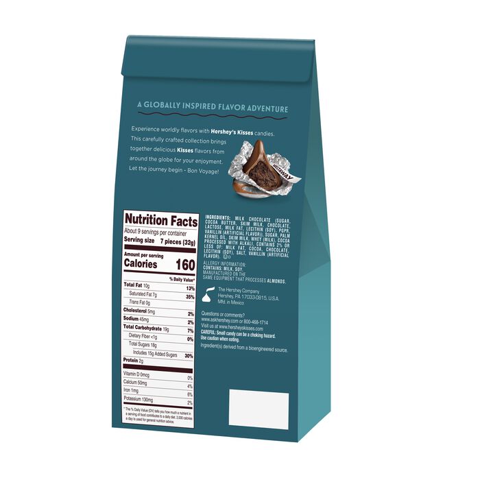 Image of HERSHEY'S KISSES Chocolate Meltaway Flavored Kisses, 10oz Pouch Packaging