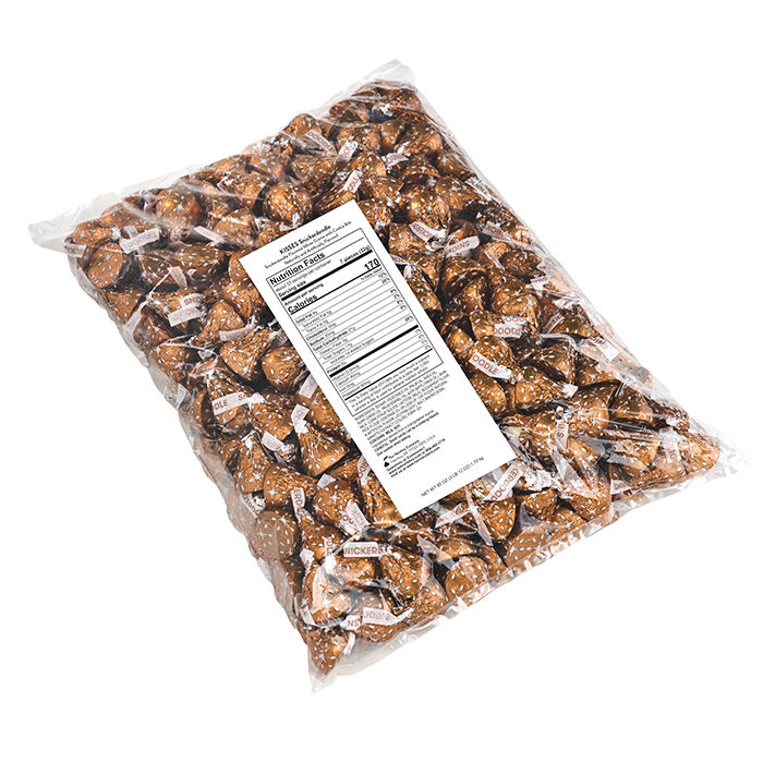 Image of HERSHEY&rsquo;S KISSES Snickerdoodle Cookie Candy , Bulk Bag (60oz) Packaging