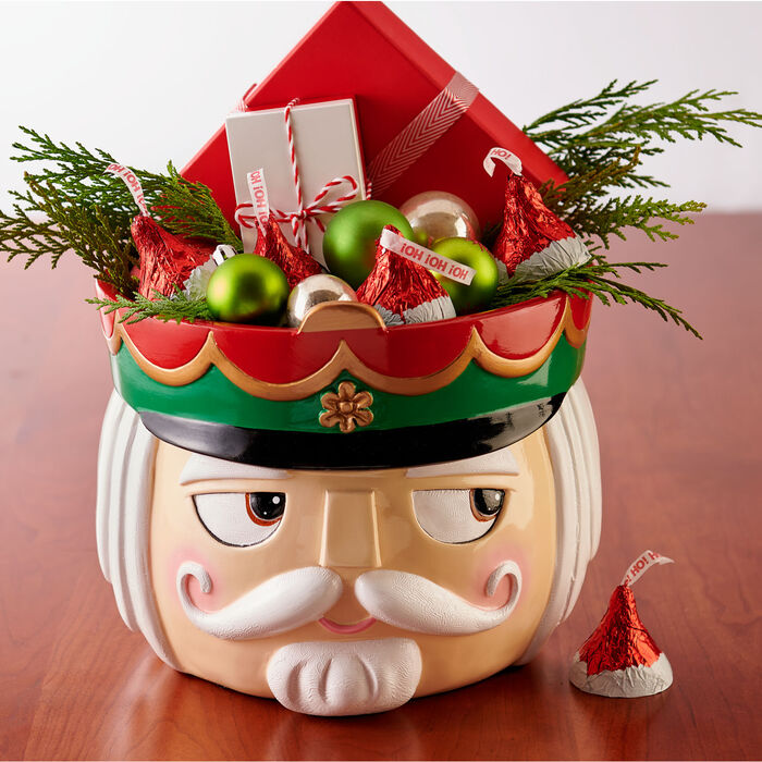 Image of HERSHEY'S KISSES Milk Chocolate Santa Hat, Christmas , Candy Bag, 9 oz Packaging
