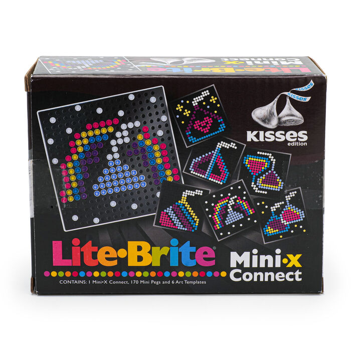 Image of HERSHEY'S KISSES Chocolate Lite-Brite Mini Connect Toy Packaging