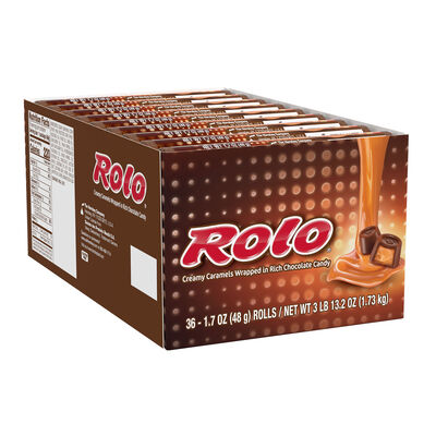 ROLO® Rich Chocolate Caramels Candy Rolls, 1.7 oz (36 Count)