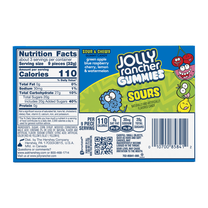 JOLLY RANCHER Sour Gummies Candy