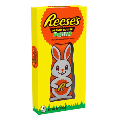 REESE'S Milk Chocolate Peanut Butter Easter Bunny, 5 oz