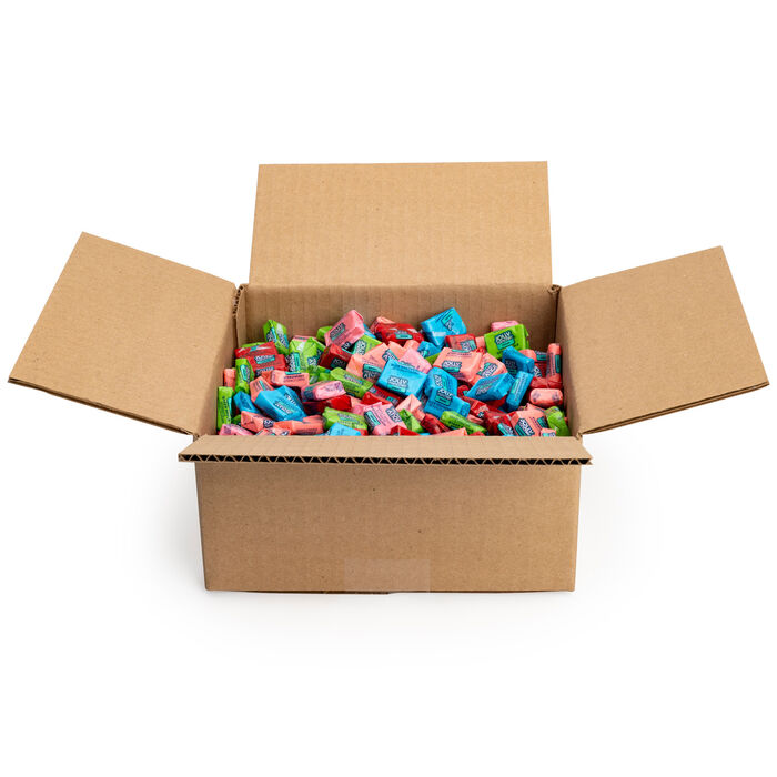 Image of JOLLY RANCHER Assorted Flavor Chews Candy 5lb Bulk Box Packaging