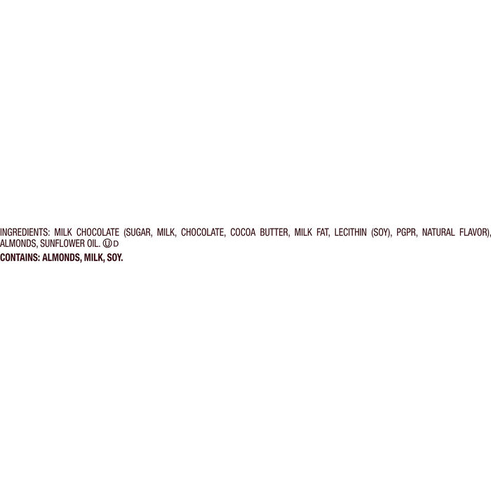 Image of HERSHEY'S KISSES Milk Chocolate with Almonds, Christmas , Candy Bag, 8.4 oz Packaging