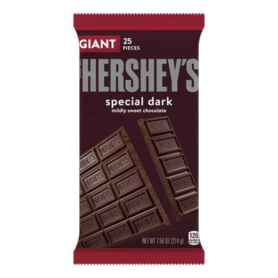 HERSHEY'S SPECIAL DARK Chocolate Giant Bar, 7.56 oz.