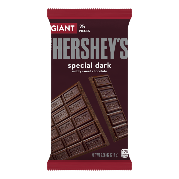Image of HERSHEY'S SPECIAL DARK Chocolate Giant Bar, 7.56 oz. Packaging