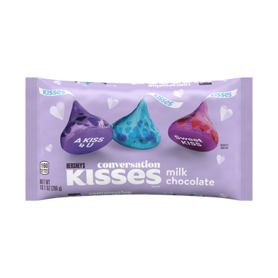Valentines KISSES Milk Chocolate Bag, 10.1 oz.
