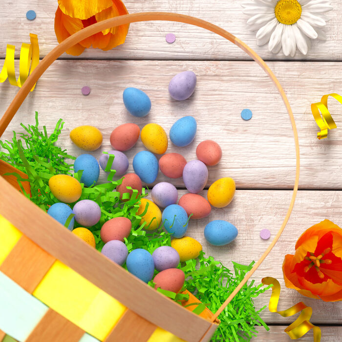 Image of CADBURY MINI Dark Chocolate Eggs, Easter Candy Share Bag, 9 oz Packaging