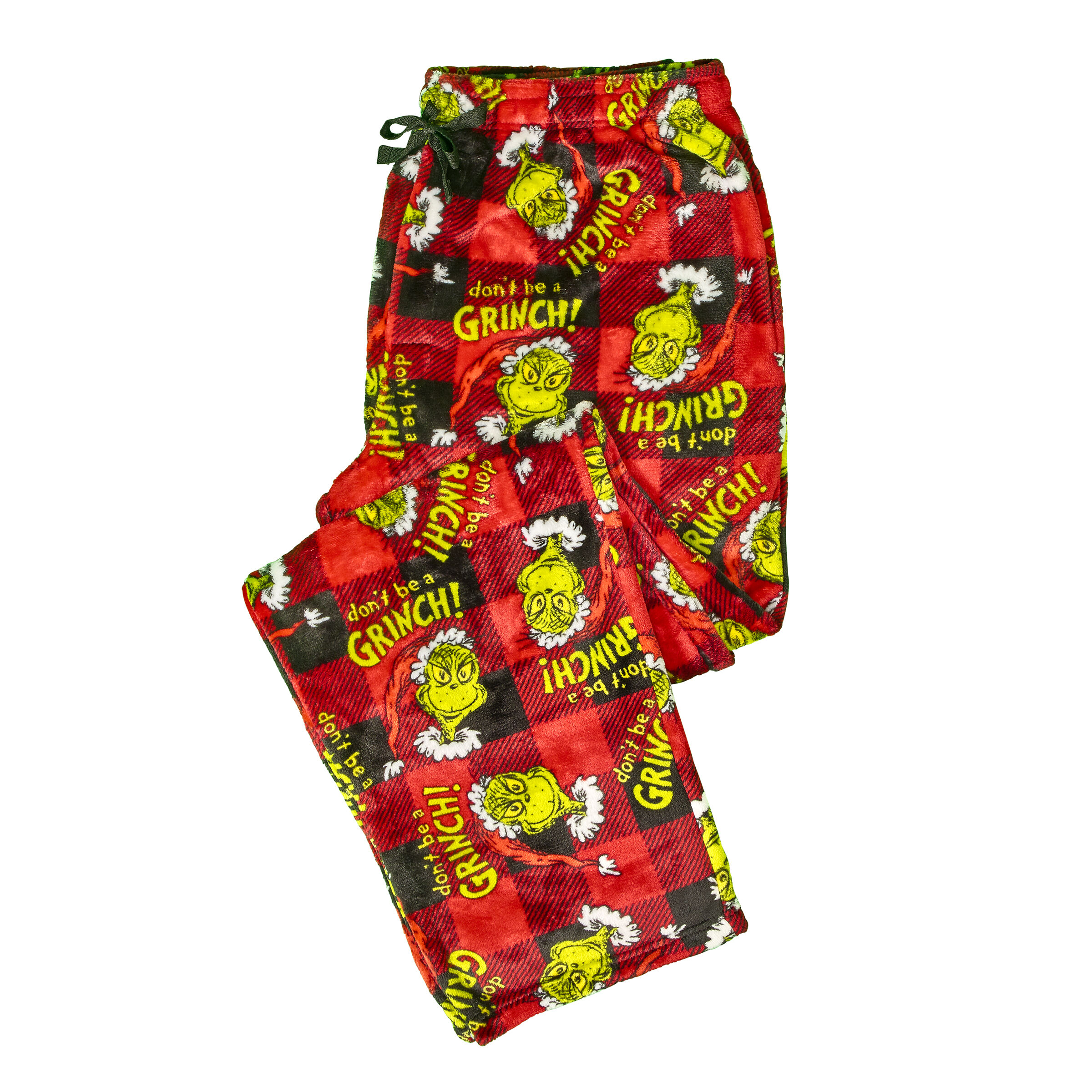 Red Buffalo Plaid Dr. Seuss Grinch Pajama Pants