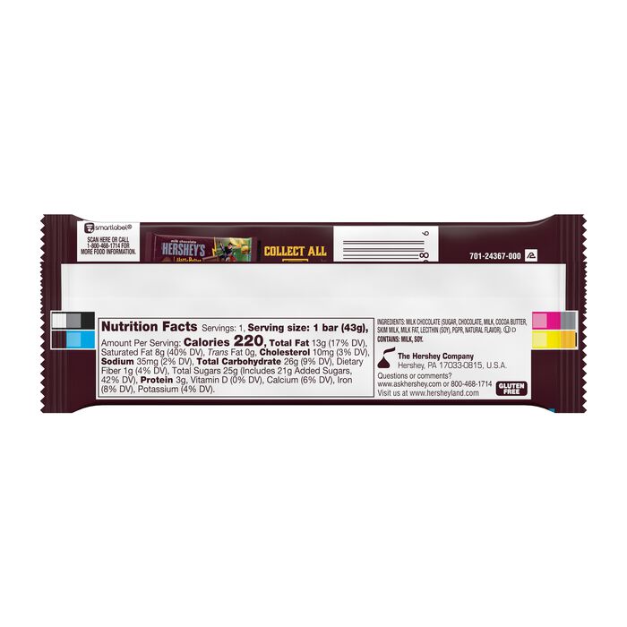 Image of HERSHEY'S Milk Chocolate Harry Potter™, Limited Edition Full Size Candy Bar, 1.55 oz Packaging