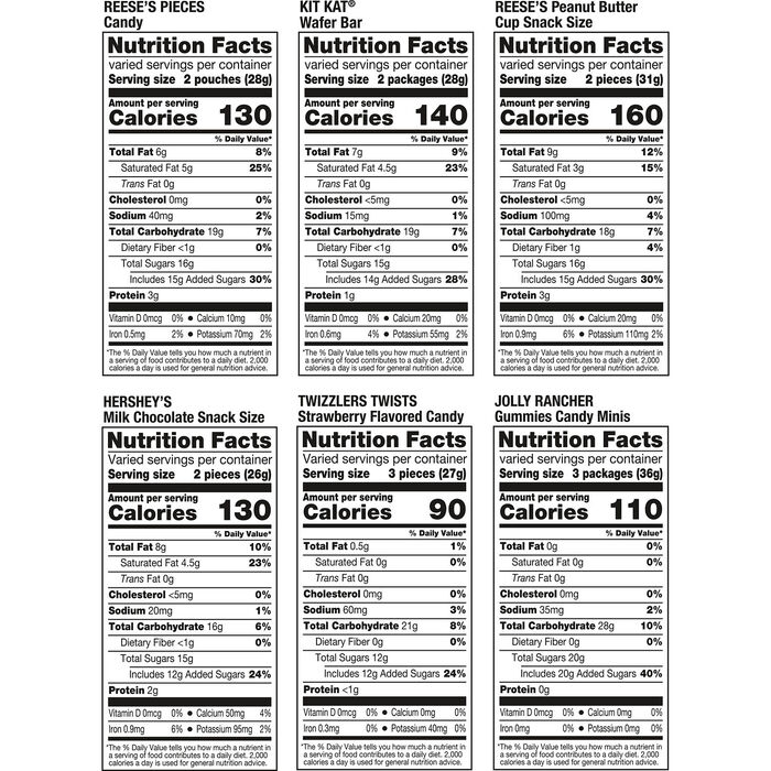 Image of Hershey Assorted Halloween Candy Bulk Bag, 47.58 oz (105 Pieces) Packaging