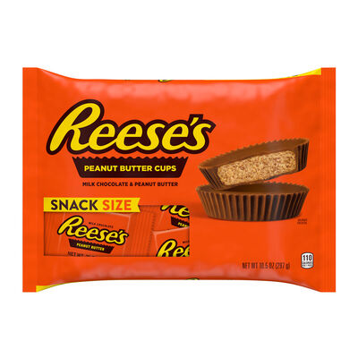 REESE'S Peanut Butter Cups Snack Size 10oz Candy Bag
