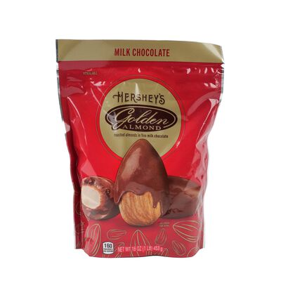 HERSHEY'S Milk Chocolate Covered Almond 16oz Pouch