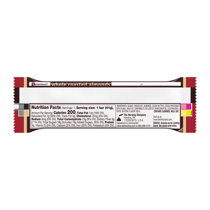 Hershey's Special Dark Chocolate Candy Bars, 1.45 Ounce (Pack of 36)
