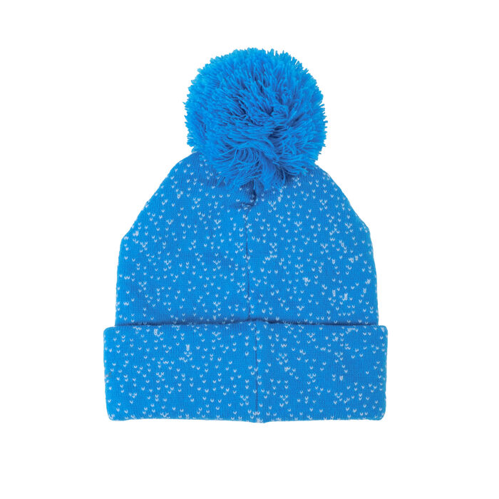 Image of KISSES Branded Knit Pom Beanie Hat Packaging