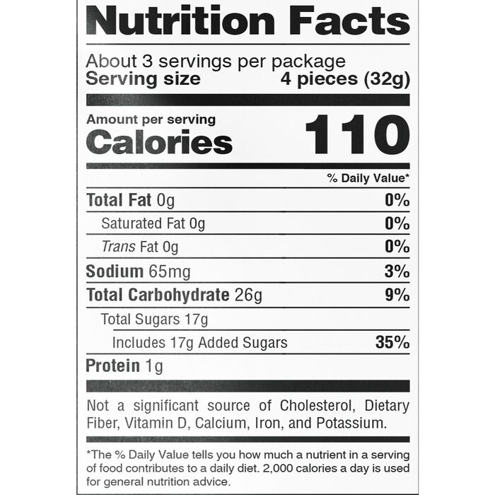 Image of Sour Strips Wild Cherry Candy Peg Bag, 3.4oz Packaging