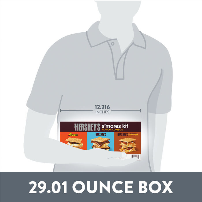Image of HERSHEY'S S&rsquo;mores Kit Flavor&nbsp;Combos,&nbsp;29-oz.&nbsp;Box Packaging