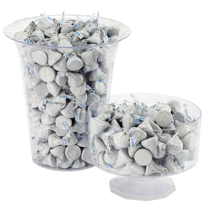 Image of KISSES Milk Chocolates in White Foils - 4.16 lbs. [4.16 lb. bag] Packaging