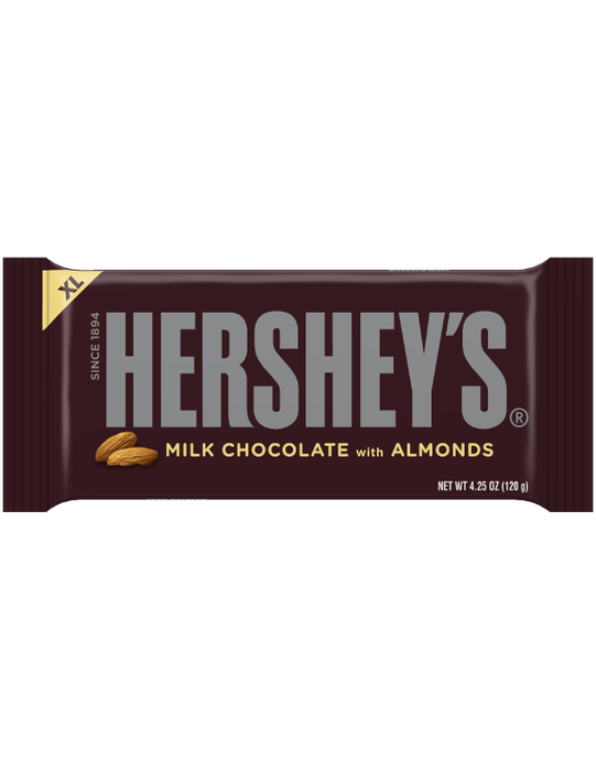 Hershey S Milk Chocolate With Almonds Extra Large Bar Buy In Bulk