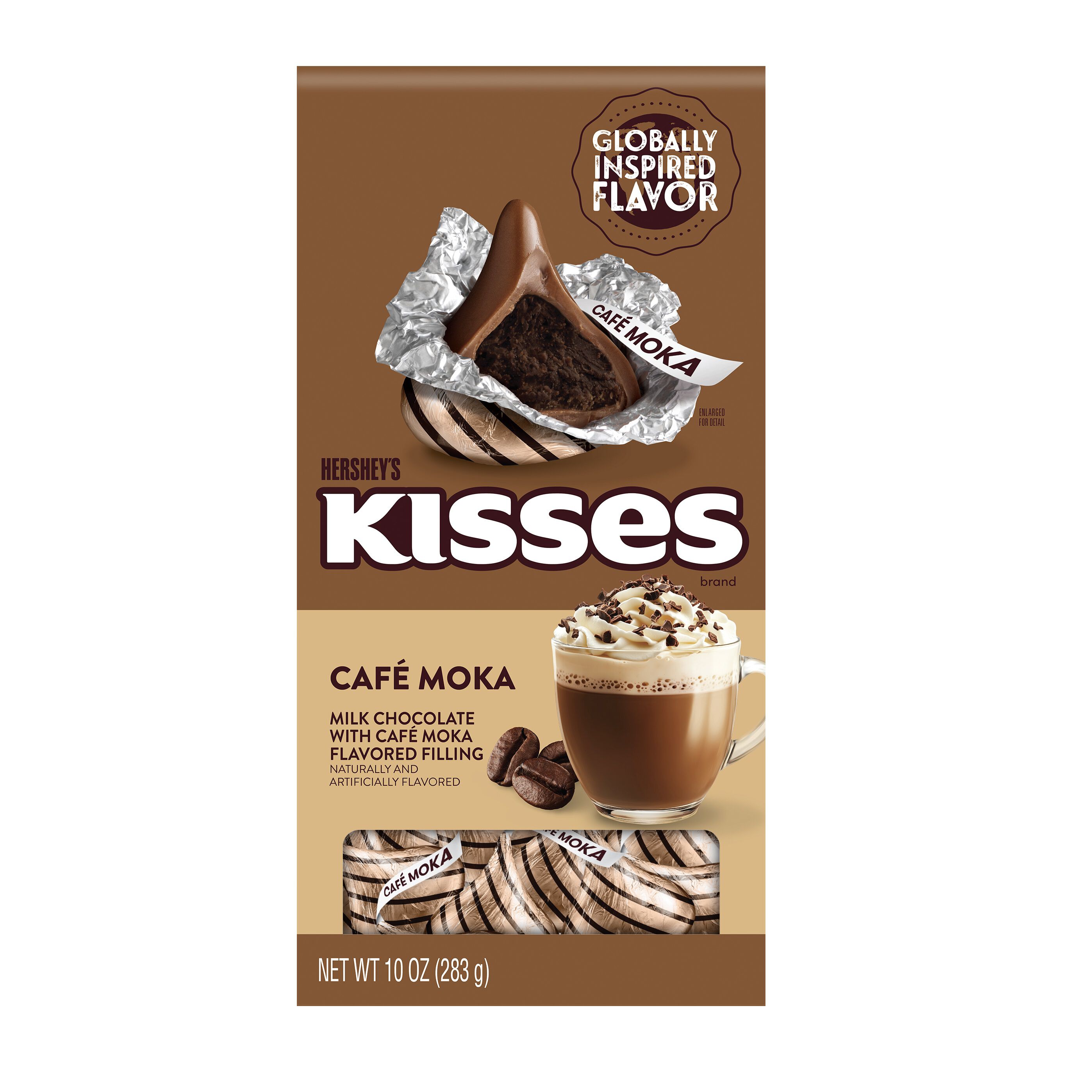 HERSHEY'S KISSES Moka Flavored Kisses, 10oz Pouch
