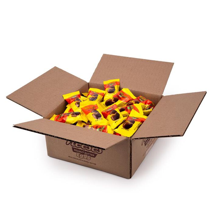 Image of Freshly Made REESE’S Peanut Butter Eggs 3LB Box Packaging