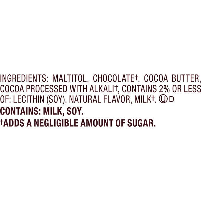 Image of HERSHEY'S Zero Sugar Chocolate Baking Chips Bag, 8 oz Packaging