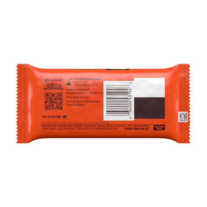 Image of REESE'S Chocolate Lovers Milk Chocolate Peanut Butter Cup Standard Size 1.4 oz. Packaging