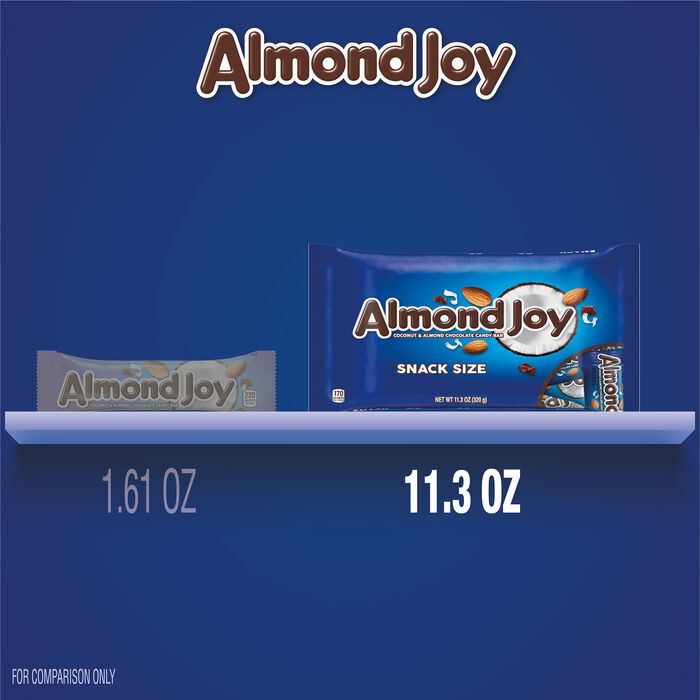 Image of ALMOND JOY Coconut and Almond Chocolate Candy Bag, 11.3 oz Packaging