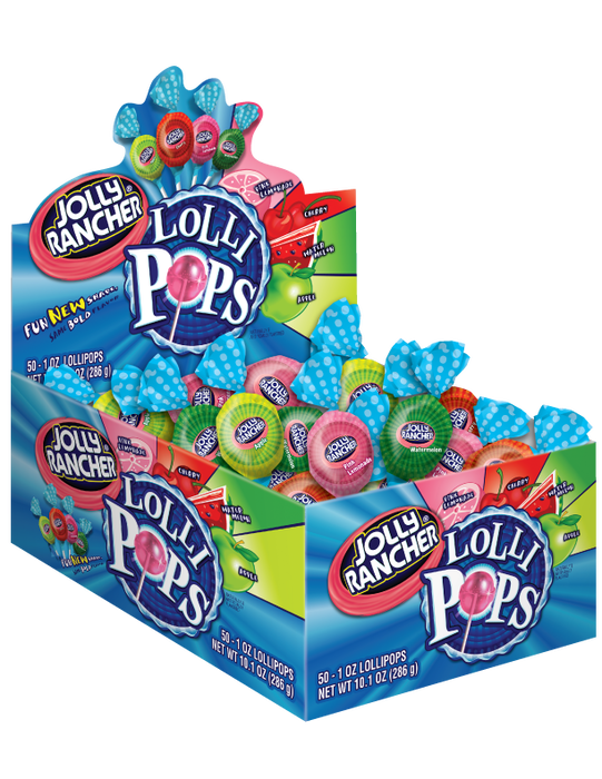 Image of JOLLY RANCHER Assorted Lollipops - 50 ct. Packaging