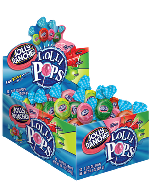 JOLLY RANCHER Assorted Lollipops - 50 ct.