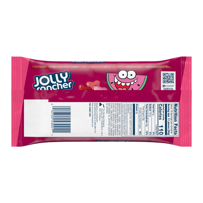 Image of Valentine's  JOLLY RANCHER Jelly Bean Hearts 11 oz. Packaging
