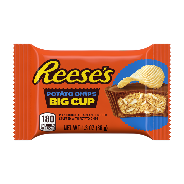 Image of REESE'S Big Cup with Potato Chips Packaging