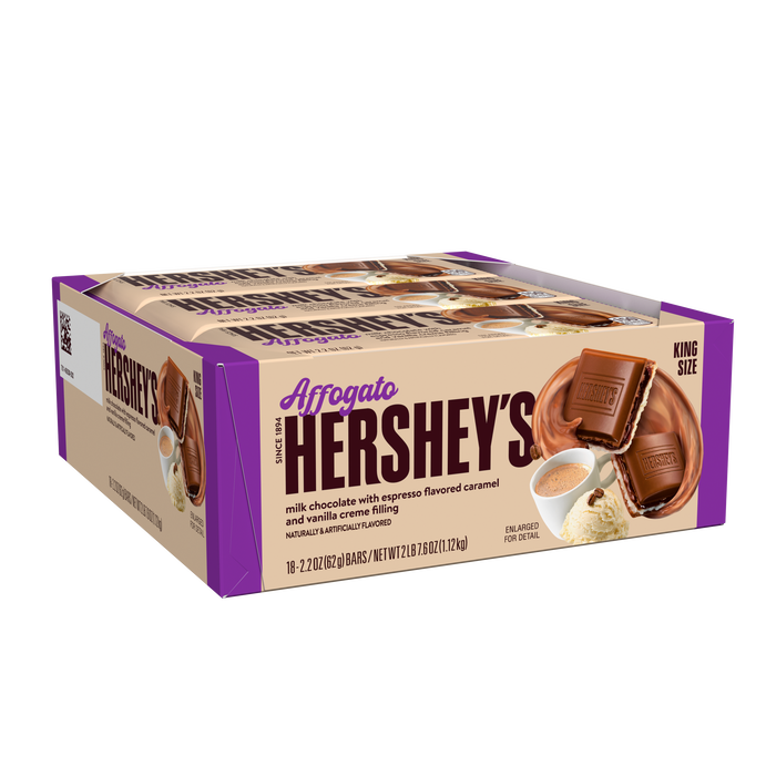 Image of HERSHEY'S Affogato Flavored King Size Candy Bar, 2.2 oz Packaging