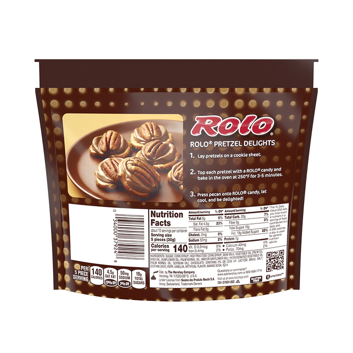 Image of ROLO Chewy Caramels in Milk Chocolate (Bag) Packaging