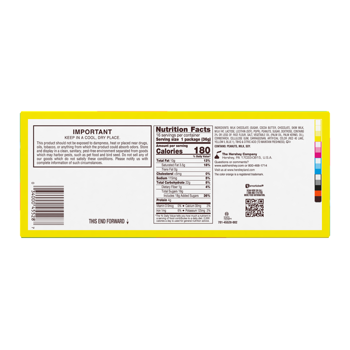 Image of REESE'S Big Cup with Sprinkles Milk Chocolate Peanut Butter Cup, Easter Candy Packs, 1.3 oz (16 Count) Packaging