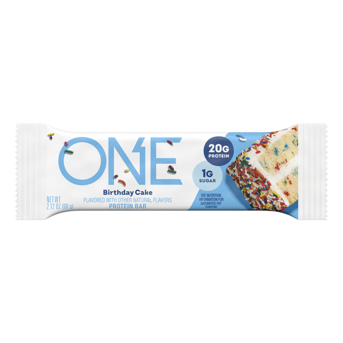 Image of ONE Birthday Cake Flavored Protein Bars, 2.12 oz (12 Count) Packaging