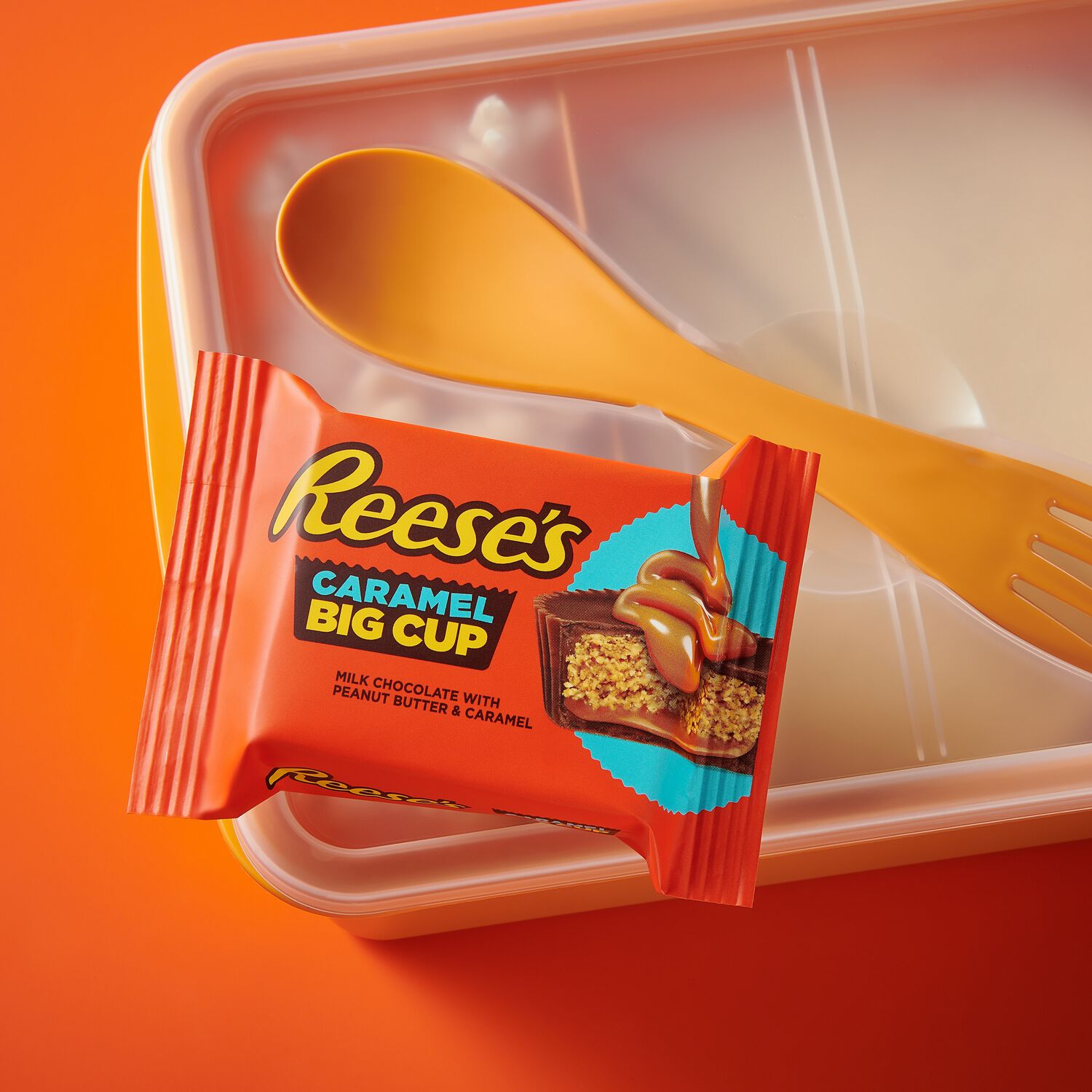 REESE'S BIG CUP Milk Chocolate Peanut Butter Cups with Caramel, 1.4 oz ...