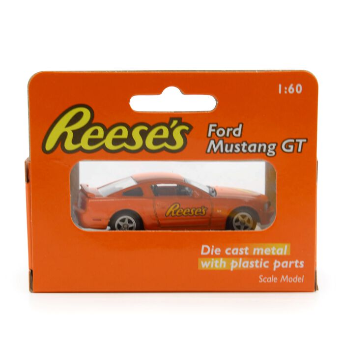 Image of REESE’S Peanut Butter Cups Ford Mustang GT Toy Car Packaging