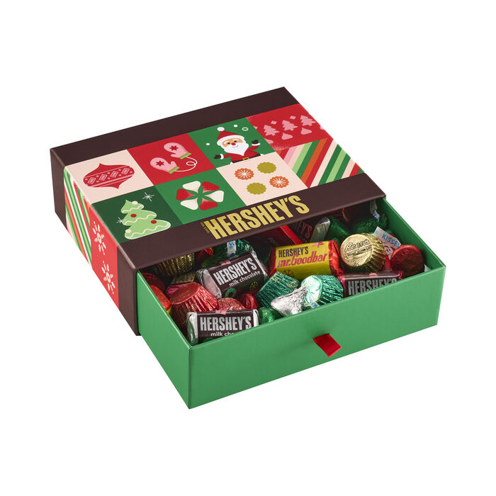 Image of HERSHEY&rsquo;S Assorted Holiday Wrapped Miniature Candies Gift Set (20oz)&nbsp; Packaging