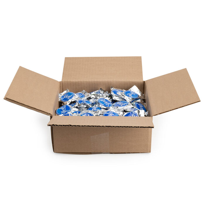 Image of YORK Dark Chocolate Covered Peppermint Patties Snack Size 5lb Bulk Box Packaging