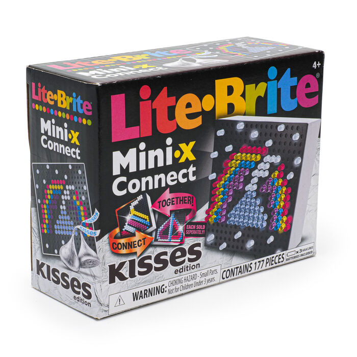 Image of HERSHEY'S KISSES Chocolate Lite-Brite Mini Connect Toy Packaging