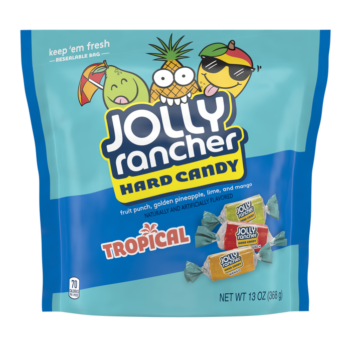 Image of JOLLY RANCHER Tropical Hard Candy, 13 oz. Packaging
