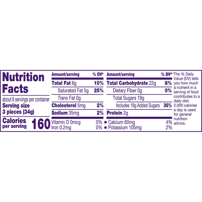 Image of CADBURY CARAMELLO Miniatures Milk Chocolate Caramel Candy Share Pack, 7.1 oz Packaging
