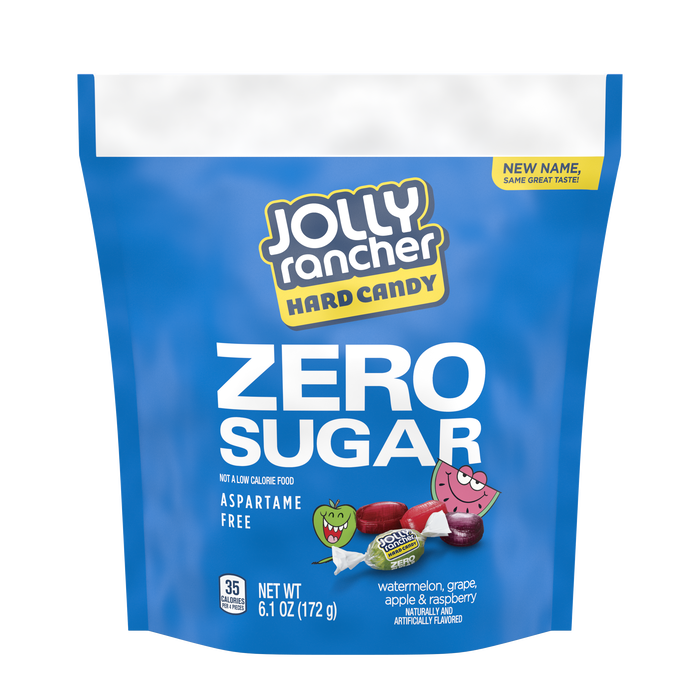 Image of JOLLY RANCHER Zero Sugar Original Flavors Hard Candy, 6.1 oz bag Packaging